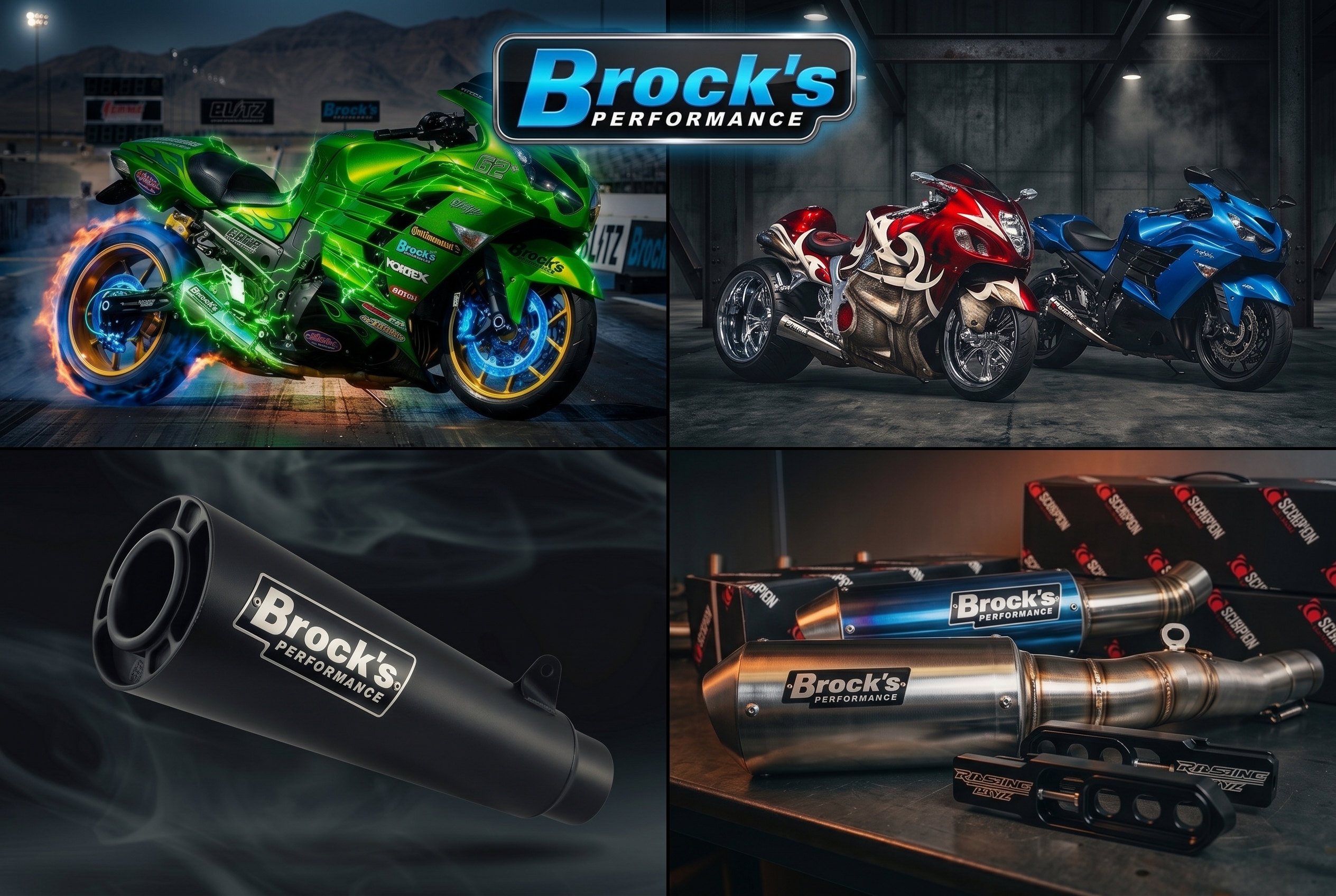 Brock's Performance — Unrivaled quarter-mile dominance, championship headers, and tuning.