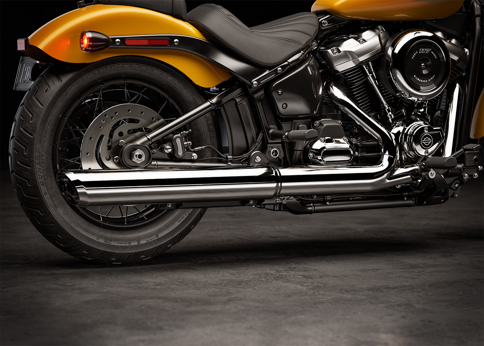 Bassani 3.5-Inch Firestick Slip-Ons - M8 Street Bob / Slim — Harley-Davidson Softail M8 (2018-2024) (BAS-1S24EB)
