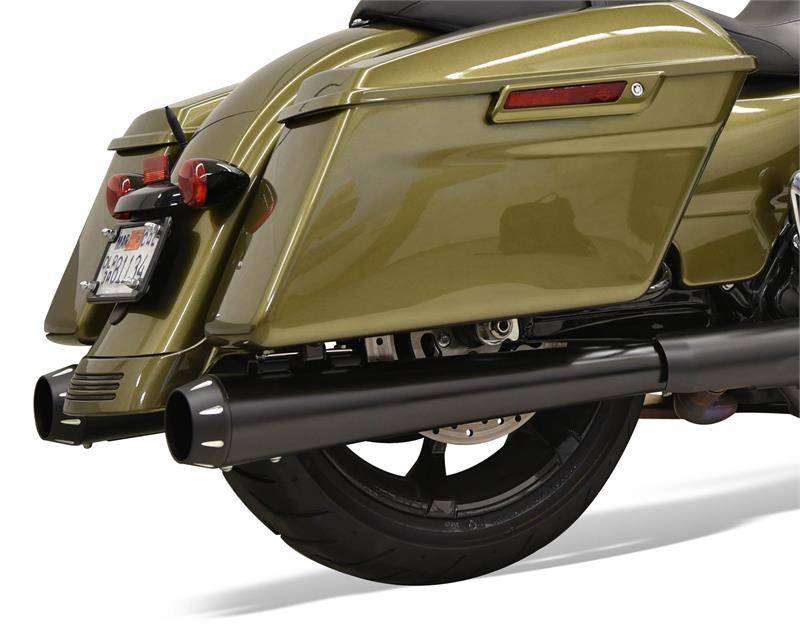 Bassani 4-Inch DNT Tuned Baffle Slip-Ons - M8 Touring — Harley-Davidson Touring M8 (2017-2024) (BAS-1F14E)