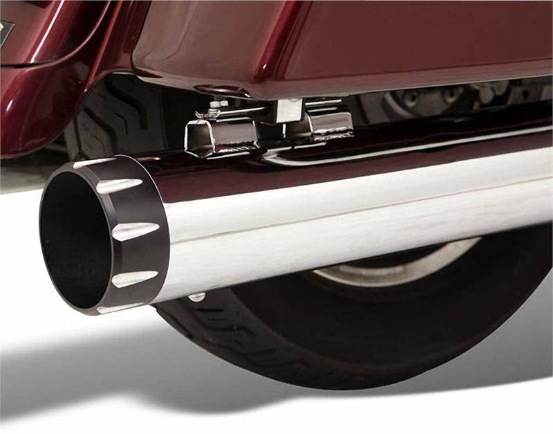 Bassani 4-Inch Quick Change Slip-On Mufflers - Touring — Harley-Davidson Touring (1995-2016 Twin Cam & 2017-2024 M8) (BAS-1F44E)