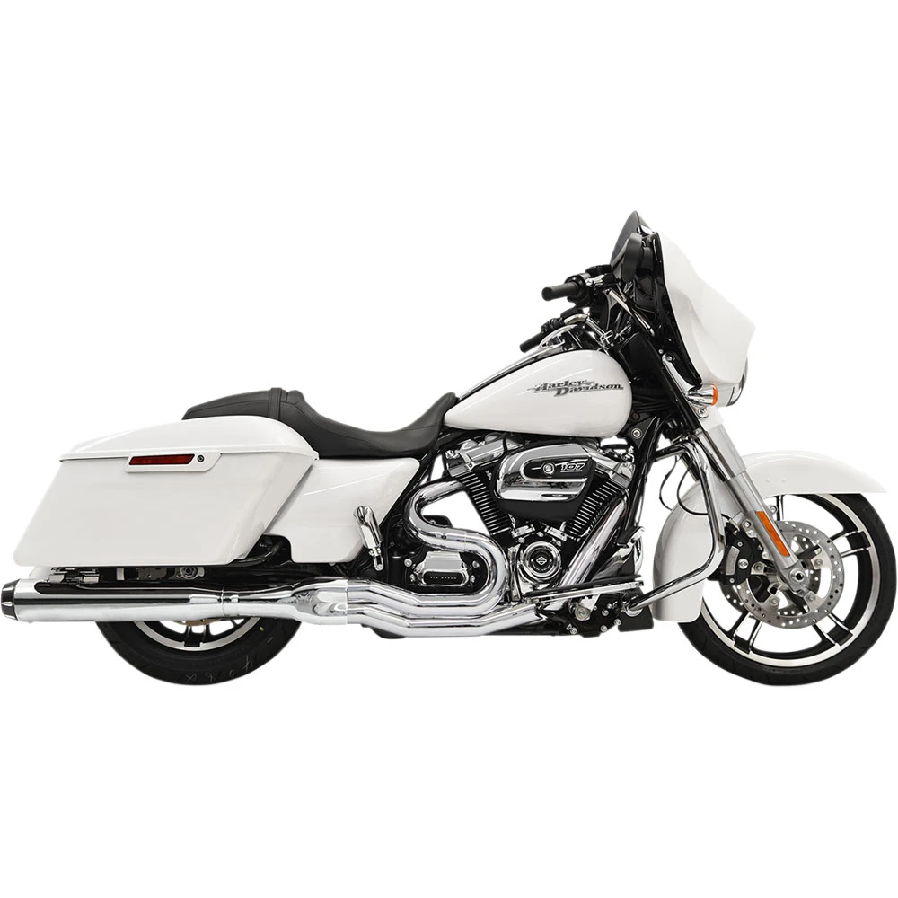 Bassani B4 2-into-1 High-Output Exhaust - Harley Touring — Harley-Davidson Touring M8 (2017-2024) (BAS-1F74SS)