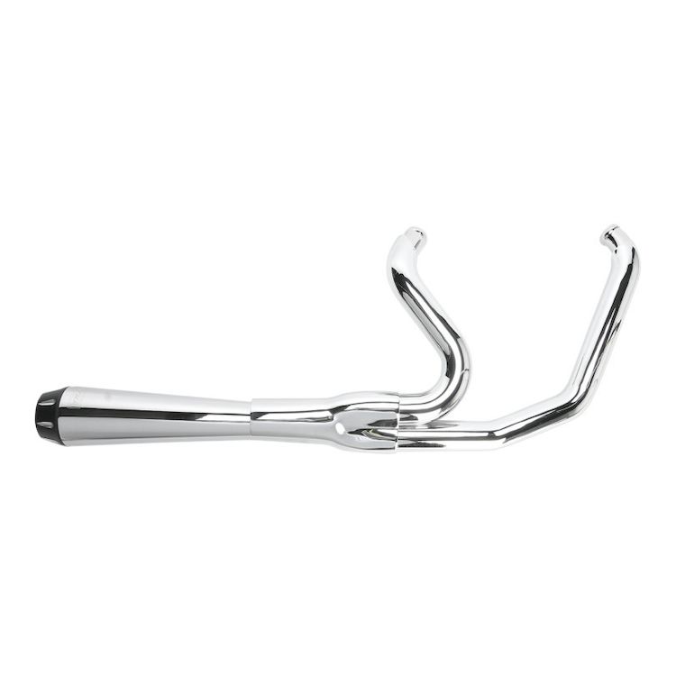 Bassani Road Rage 2-into-1 Exhaust - Harley FXR — Harley-Davidson FXR Chassis (1984-1994, 1999-2000) (BAS-1F22EB)