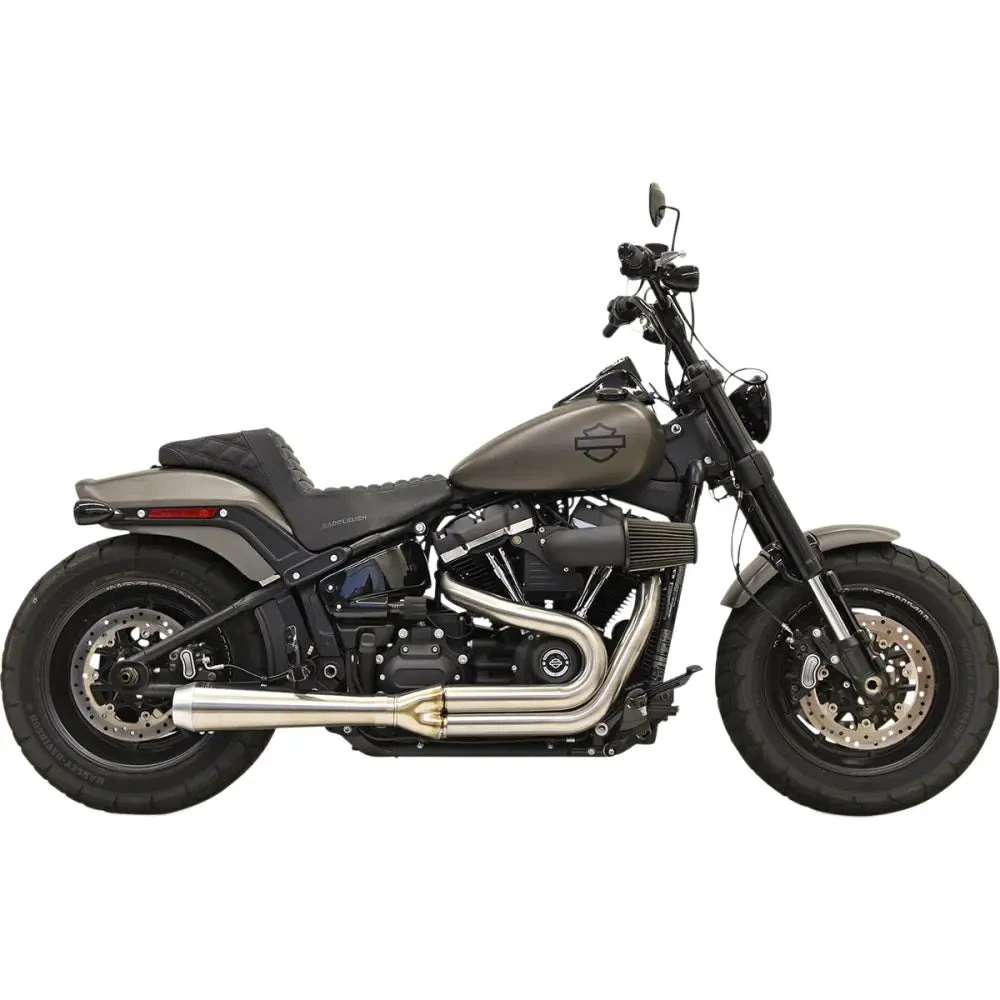 Bassani Road Rage III 2-into-1 System - M8 Softail (Black) - Bassani Xhaust (BAS-1S72EB)