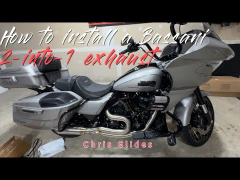 Bassani Super Bagger 2-into-1 System - M8 Road Glide — Harley-Davidson Touring M8 (2017-2024) (BAS-1F72EB)
