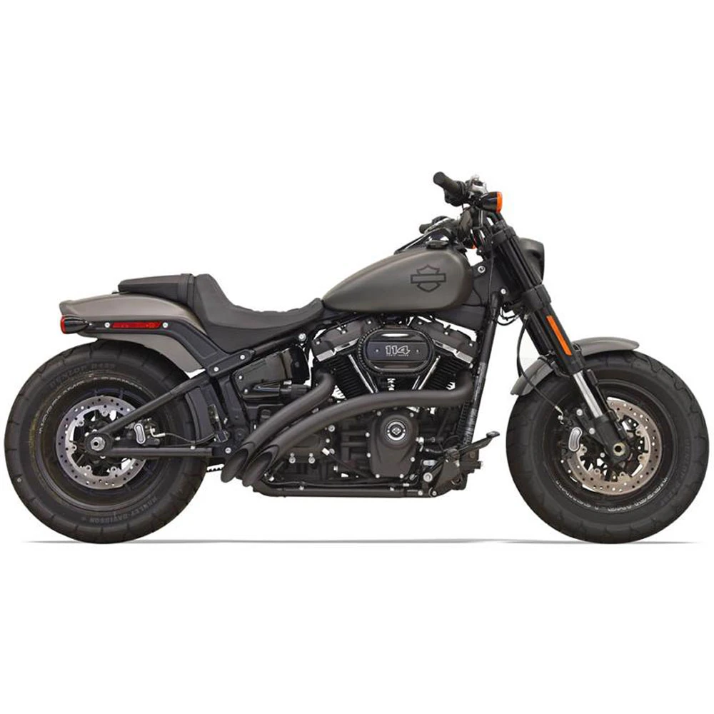 Bassani Sweeper Radius Stepped Exhaust - Softail Breakout — Harley-Davidson Softail Wide Tire (2013-2024) (BAS-1S12R)