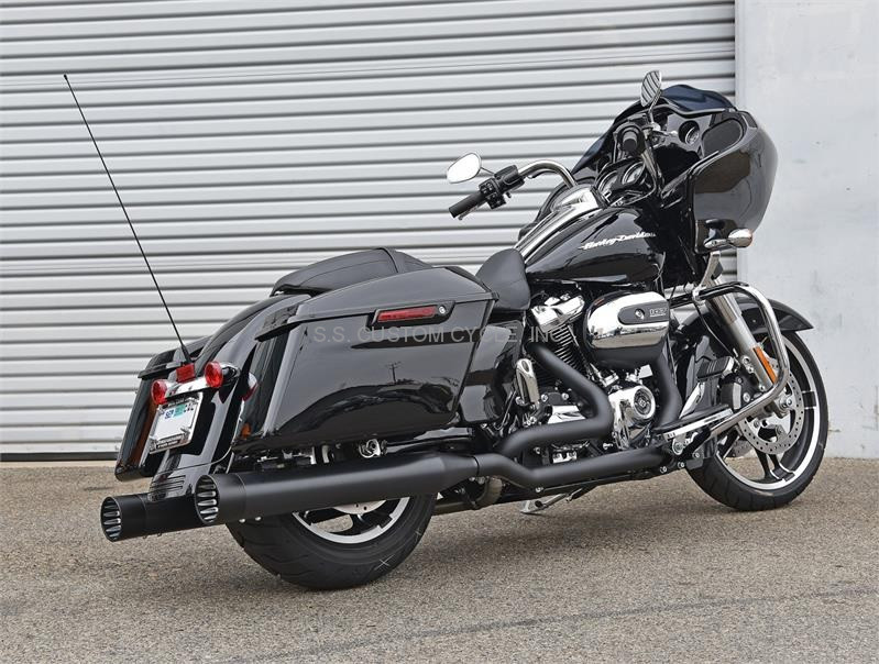 Bassani True Dual Down Under Headers - Harley M8 Touring — Harley-Davidson Touring M8 (2017-2024) (BAS-1F27SS)
