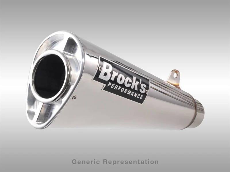 Brock's Alien Head Slip-On Muffler - Suzuki B-King 1340 — Suzuki B-King GSX1340 (2008-2012) (BRO-AH-BKING)