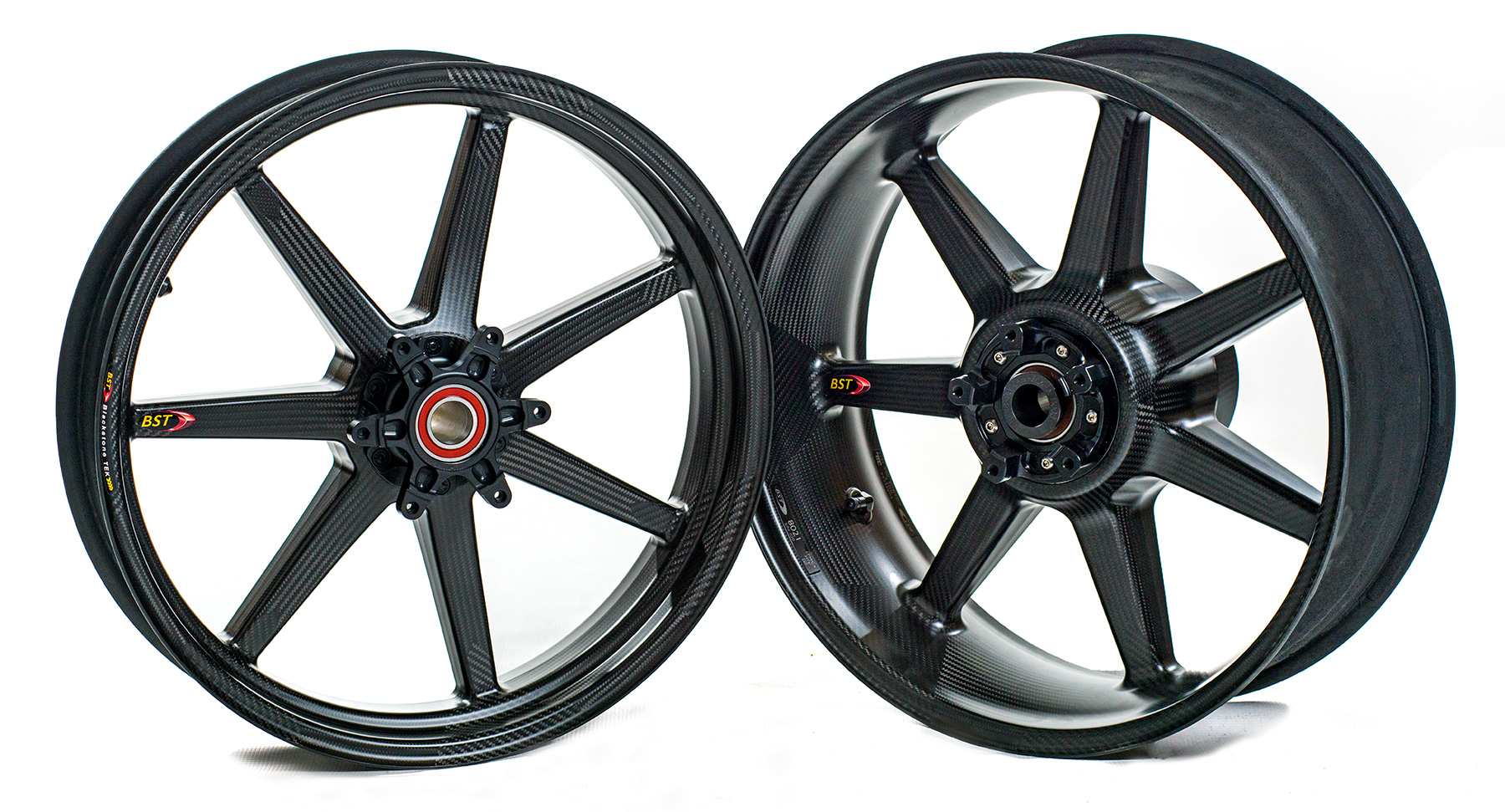 Brock's BST Rapid TEK Carbon Wheels - Sportbike Universal — Universal Hypersport Fitment (Hayabusa, ZX-14R, S1000RR, R1, V4) (BRO-BST-RTEK)