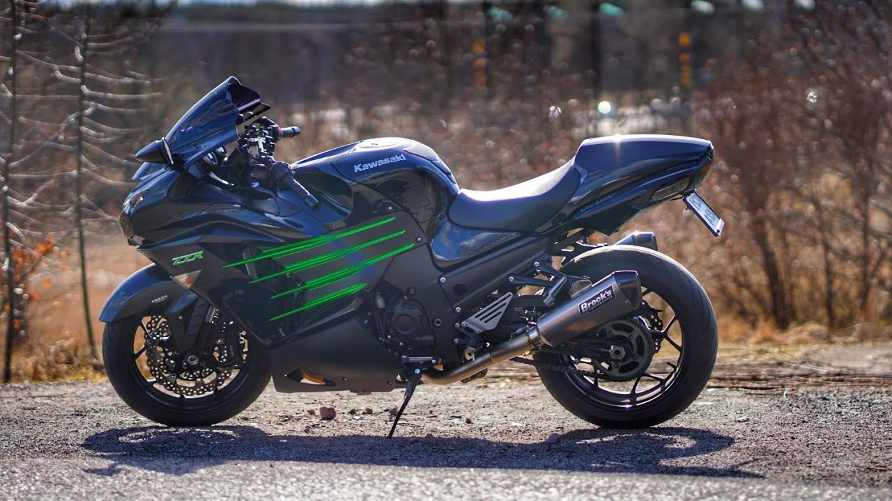 Brock's CT Dual Titanium Exhaust System - Kawasaki ZX-14R — Kawasaki Ninja ZX-14R (2012-2024) (BRO-CTD-ZX14)