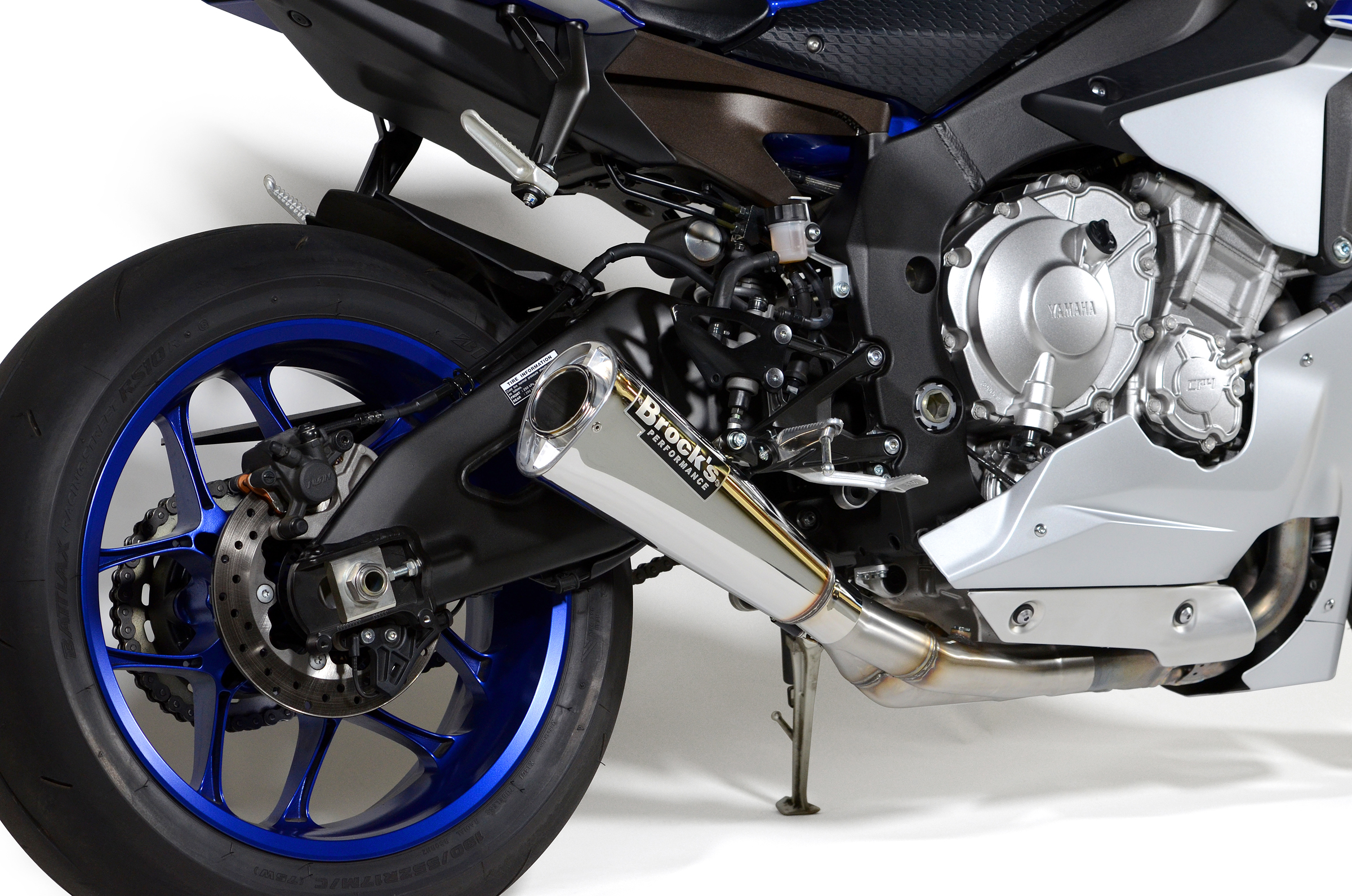 Brock's Penta-Carbon Slip-On Exhaust - Yamaha YZF-R1 — Yamaha YZF-R1 & R1M (2015-2024) (BRO-PC-YZFR1)