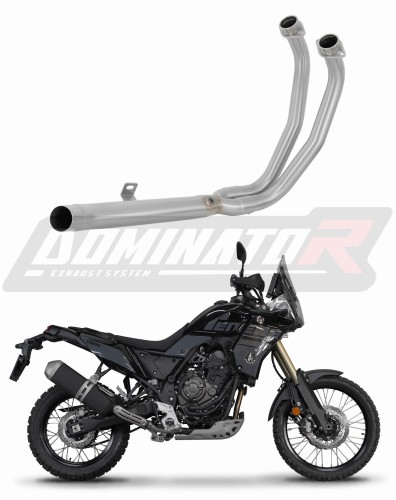 Dominator De-Cat Stainless Header Pipes - Yamaha Tenere 700 — Yamaha Tenere 700, Rally Edition & World Raid (2019-2024) (DOM-HDR-XT12)
