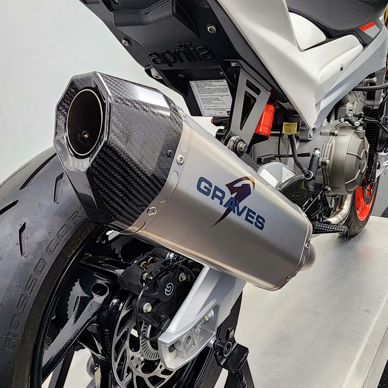 Dominator GP Series Silencer - Aprilia RS660 / Tuono 660 — Aprilia RS660, Tuono 660 & Tuono 660 Factory (2020-2024) (DOM-GP-RS660)