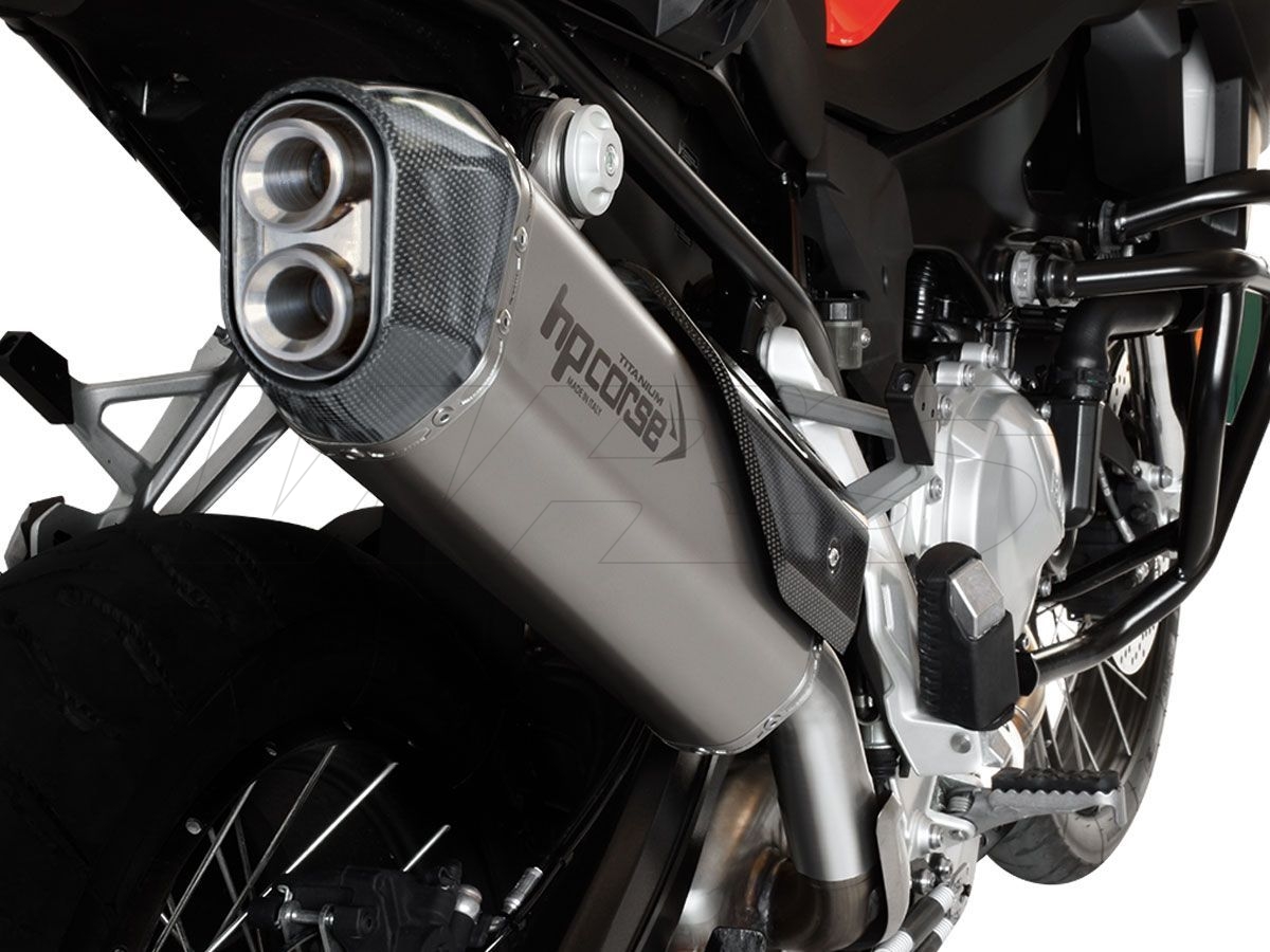 Dominator HP7 Carbon Cap Silencer - BMW F850GS / F750GS — BMW F850GS, F850GS Adventure & F750GS (2018-2024) (DOM-HP7-F850GS)