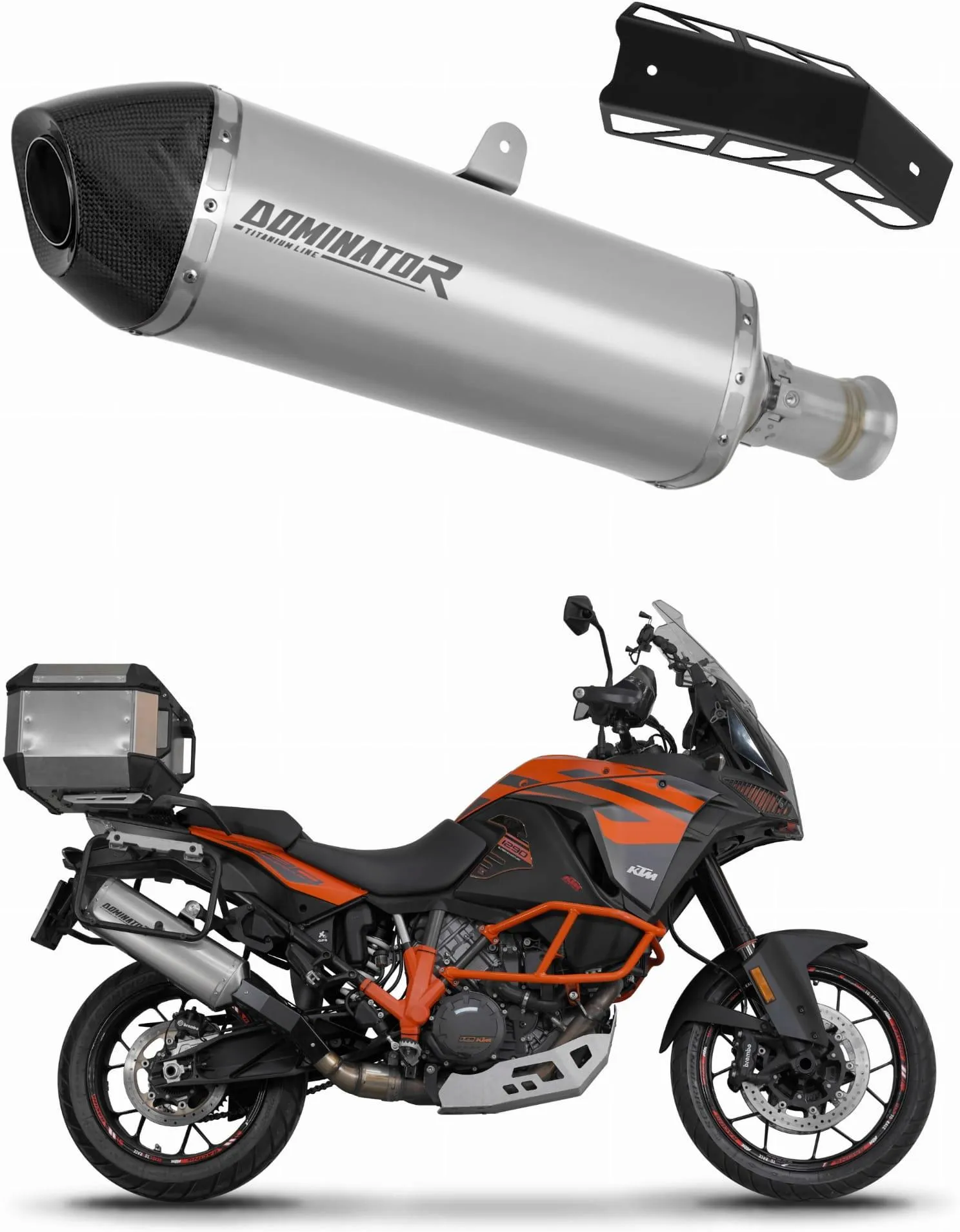 Dominator HP8 Dual Silencers - KTM 1290 Super Adventure R — KTM 1290 Super Adventure R & S (2021-2024) (DOM-HP8-KTM1290)