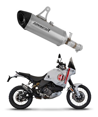 Dominator HP8 Titanium Look Silencer - Ducati DesertX — Ducati DesertX 937 (2022-2024) (DOM-HP8-DDX)