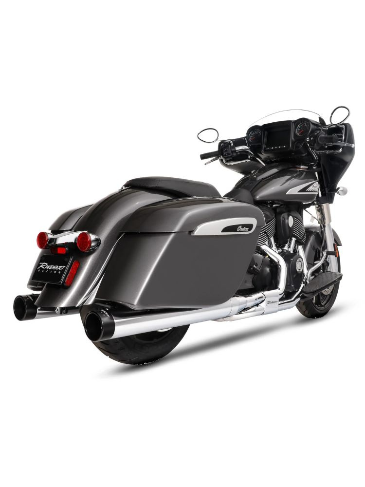 Rinehart 4" Slip-On Mufflers - Twin Cam Touring 1995-2016 — Harley-Davidson Touring Twin Cam & Evo (1995-2016) (RIN-500-0102)