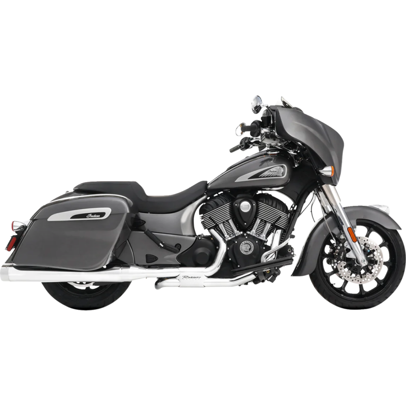 Rinehart DBX40 4" Slip-On Mufflers - Indian Challenger — Indian Challenger, Pursuit & Chieftain (2020-2024) (RIN-500-0500)