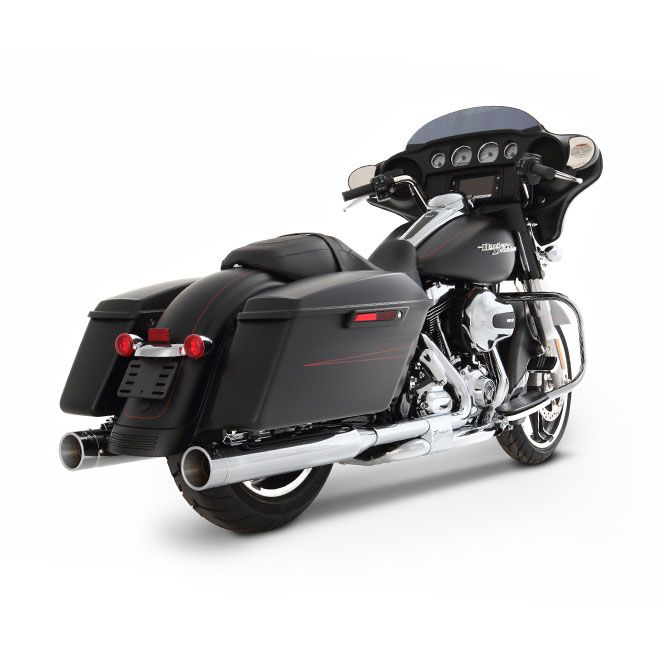 Rinehart Slimline Duals Header System - Twin Cam 103 Baggers — Harley-Davidson Touring Twin Cam 96 & 103 (2009-2016) (RIN-100-0400)