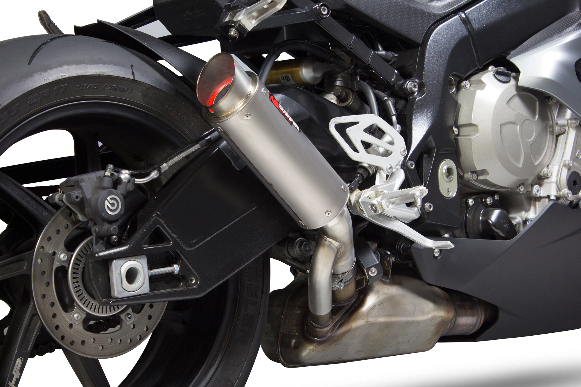 Scorpion RP-1 GP Titanium Track Silencer - BMW M1000RR — BMW M1000RR & S1000RR (2020-2024) (SCO-RBM82TR)