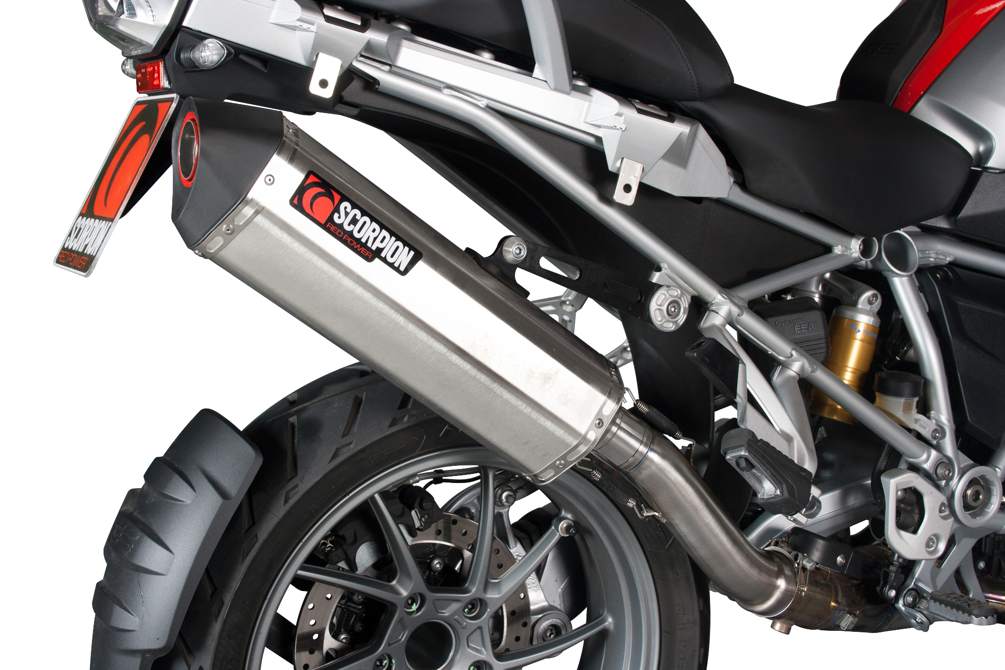 Scorpion Serket Parallel Slip-On - BMW R1250GS Adventure — BMW R1250GS & R1250GS Adventure (2018-2024) (SCO-RBM80TEO)