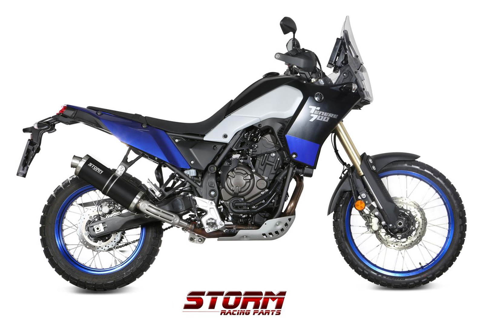 Speedpro Cobra CR2 Hexagon Silencer - Yamaha Tenere 700 — Yamaha Tenere 700, Rally Edition & World Raid (2019-2024) (SPC-CR2-T700)