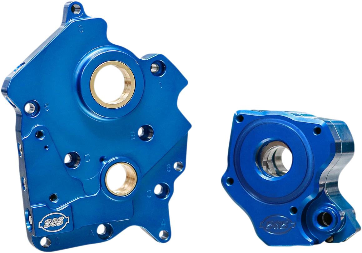 S&S Billet Oil Pump & Cam Support Plate Kit - M8 Engines — Harley-Davidson Milwaukee-Eight Oil-Cooled & Twin-Cooled (2017-2024) (SS-310-0998)