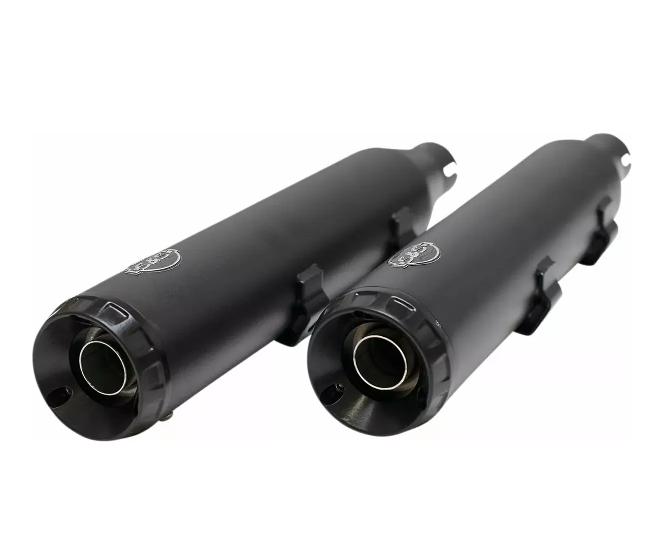 S&S Grand National Slip-On Mufflers - Sportster XL 2014-2022 — Harley-Davidson Sportster XL (2014-2022) (SS-550-0739)