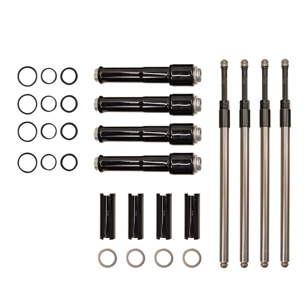 S&S Quickee Adjustable Pushrod Kit with Tubes - M8 — Harley-Davidson Milwaukee-Eight Softail & Touring (2017-2024) (SS-930-0123)