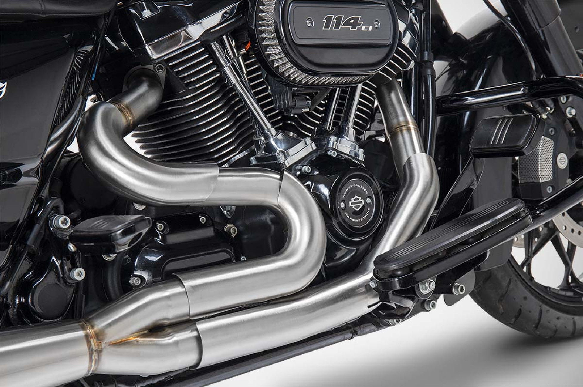 TAB Full-Coverage Heat Shield Kit - M8 True Dual Systems — Harley-Davidson Touring M8 with True Dual Headers (2017-2024) (TAB-HS-M8TD)