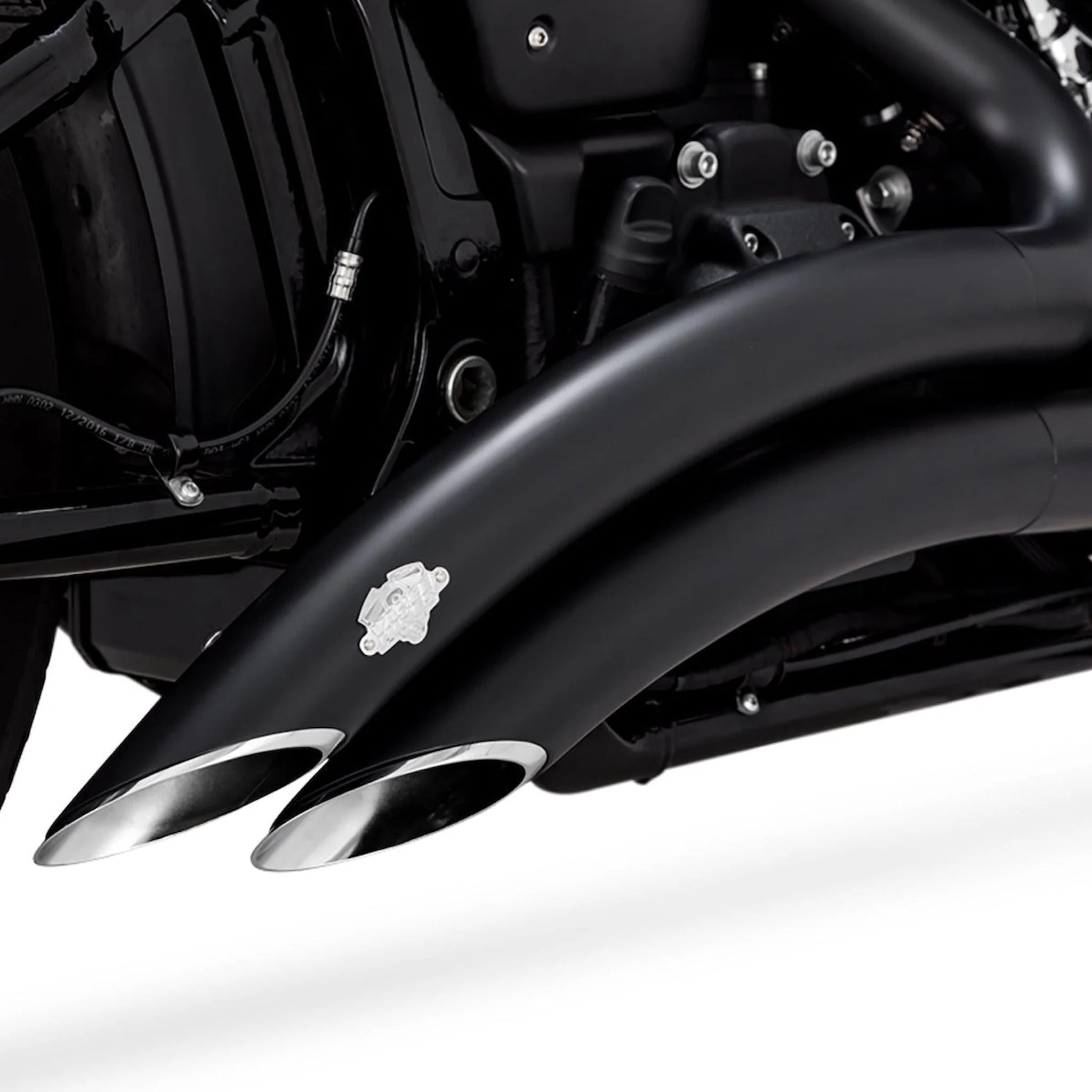 Vance & Hines Big Radius 2-into-2 - M8 Softail (Black) — Harley-Davidson Softail M8 (2018-2024) (VH-46075)