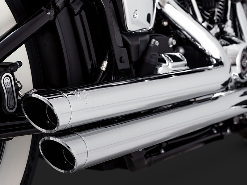 Vance & Hines Big Shots Staggered - Twin Cam Softail — Harley-Davidson Softail Twin Cam (2000-2017) (VH-17937)