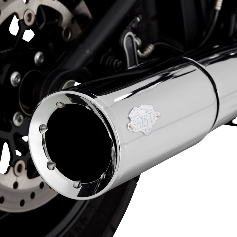 Vance & Hines Pro Pipe 2-into-1 - M8 Softail (Chrome) — Harley-Davidson Softail M8 (2018-2024) (VH-17587)