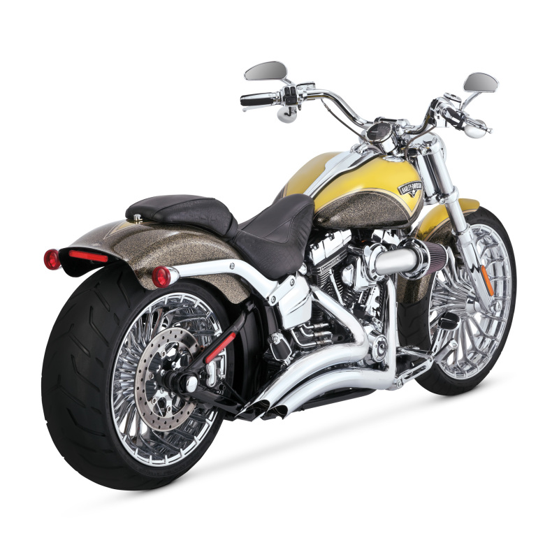 Vance & Hines Super Radius Full Exhaust - Softail Breakout — Harley-Davidson Softail Wide Tire (2013-2024) (VH-26069)