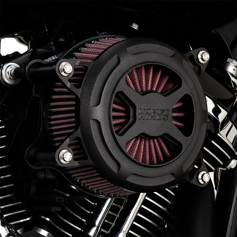 Vance & Hines VO2 Naked High-Flow Air Cleaner - M8 Softail — Harley-Davidson Milwaukee-Eight Softail & Touring (2017-2024) (VH-71047)